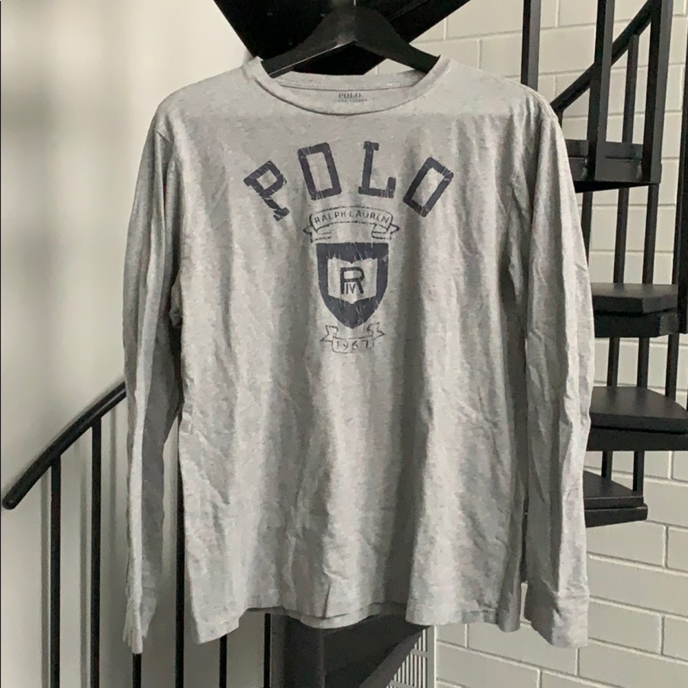 Ralph Lauren Polo long sleeve grey t-shirt
